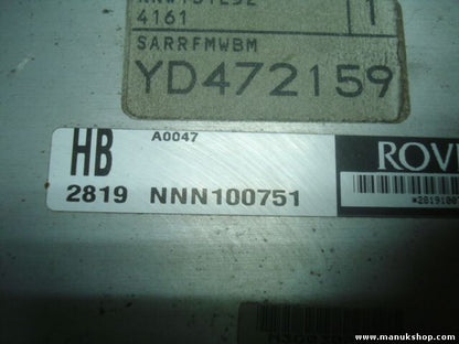 Motorsteuergerät Rover 25 HB NNN100751