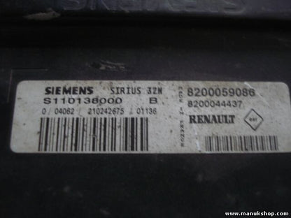 Motorsteuergerät Renault Megane Scenic 8200059086 8200044437 SIEMENS S110138000B