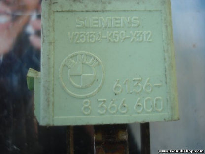 Relais BMW E36 E46 E34 E32 E31 Z3 SIEMENS 61368366600 6136-8366600 V23134K59X312