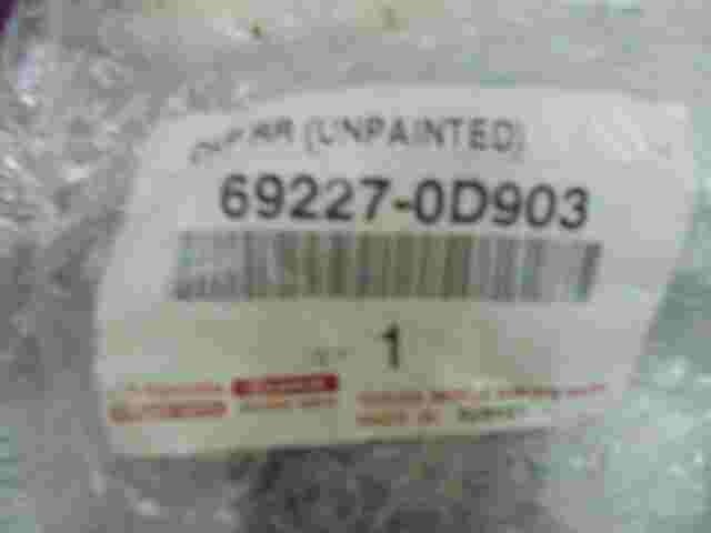 Cover Rear Door Outside Handle RH Toyota Auris E150 Yaris 692270D903 69227-0D903