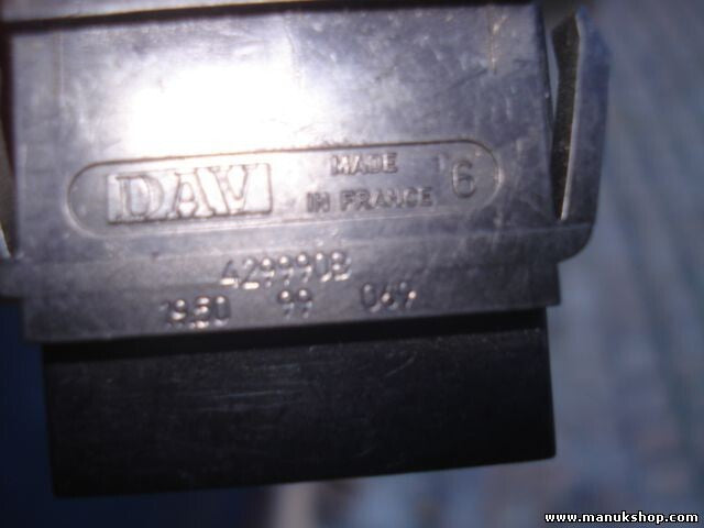Heckscheibenheizung schalter Renault Megane Bj.95-2002 DAV 429990B