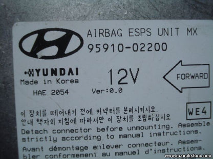 Airbagsensor Airbagsteuergerät Hyundai Atos ESPS UNIT MX WE4 9591002200