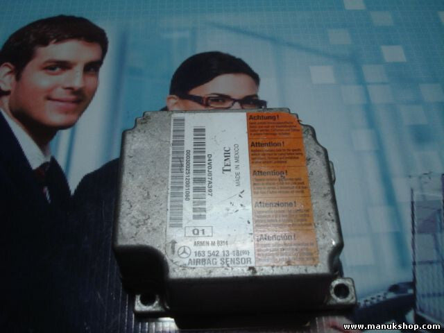 Airbagsensor Airbagsteuergerät Mercedes Benz W163 Q1 1635421318 (90) 163 542 13