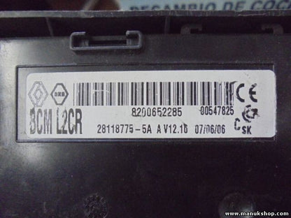Steuergerät Renault Clio 2005-2009 BCM L2CR 8200652285 28118775-5A AV12.10