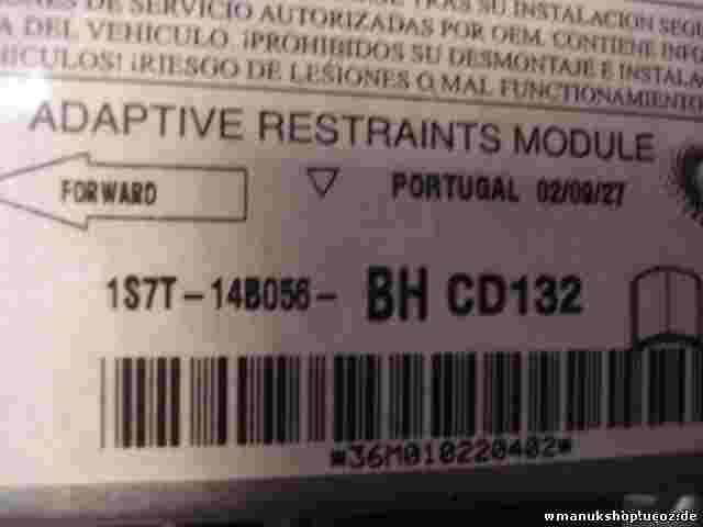 Airbagsensor Airbagsteuergerät Ford Mondeo 2003 1.8 1S7T14B056BH 1S7T-14B056-BH