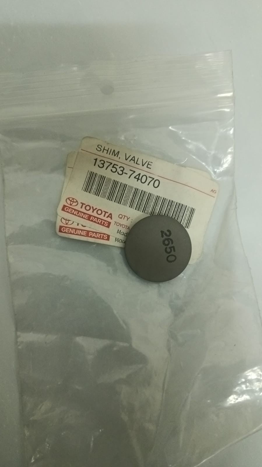 Shim Valve  Toyota Lexus Caldina Celica 1375374070 13753-74070