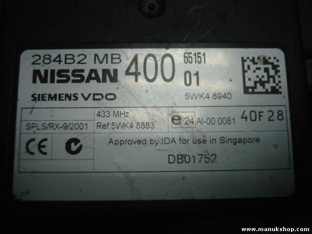 BCM Sicherungskasten Nissan Patrol King Cab F24M 284B2MB400 5WK48940 5WK48883