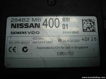 BCM Sicherungskasten Nissan Patrol King Cab F24M 284B2MB400 5WK48940 5WK48883