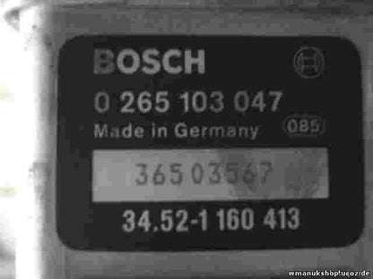 Steuergerät ABS BMW E34 525 1989-1995 34521160413 BOSCH 0265103047