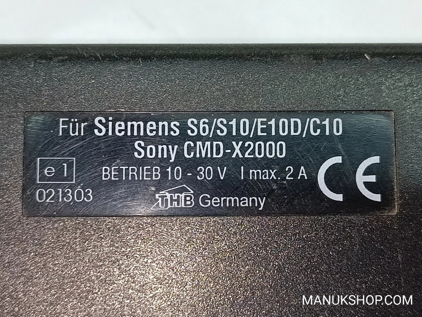 Steuergerät Interface  Audi A6 Siemens S6/S10/E10D/C10 Sony CMDX2000 CMD-X2000