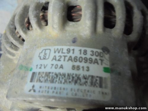 Lichtmaschine Ford Ranger Mazda B-Serie (UN) 2.5 TD WL9118300 A2TA6099AT 12V 70A