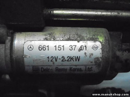 Anlasser SsangYong Musso Kyron Rexton Istana Actyon Mercedes-Benz 6611513701