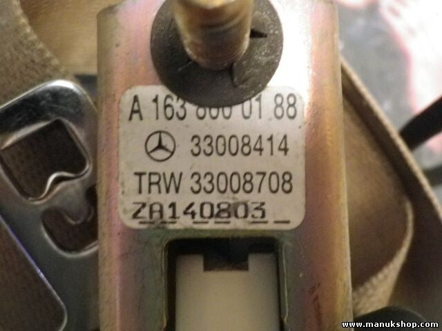 Sicherheitsgurt Mercedes-Benz W163 ML A1638600188 A1638602985 A 163 860 29 85