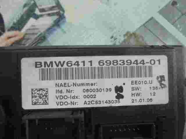 Klimabedienteil BMW 3 E90 E91 E81 E87 6411698394401 698394401