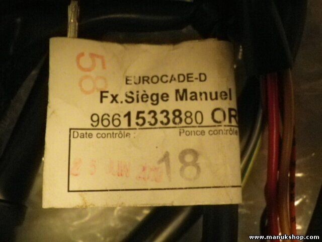 Citroen Peugeot 6509Z5 6509.Z5 9661533880 966 15338 80