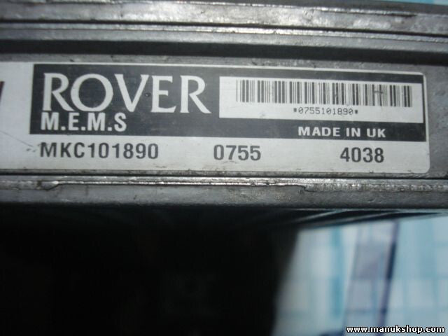 Motorsteuergerät Rover 200 Hatchback XW 214 1396 ccm, 55 KW, 75 PS TY MKC101890