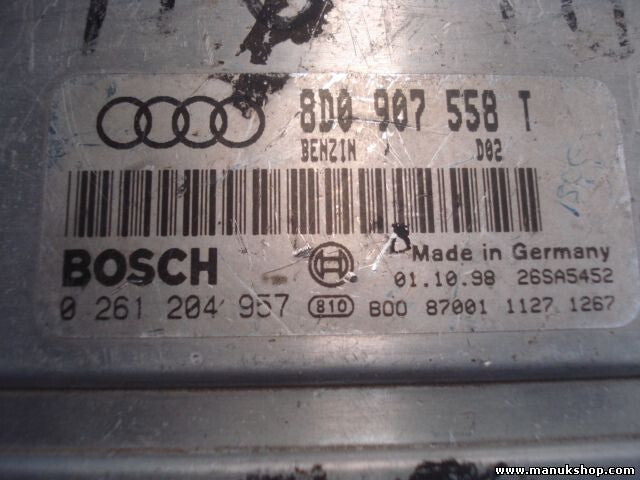 Motorsteuergerät Audi A4 BENZIN D02 8D0907558T 8DO907558T 0261204957 26SA0000