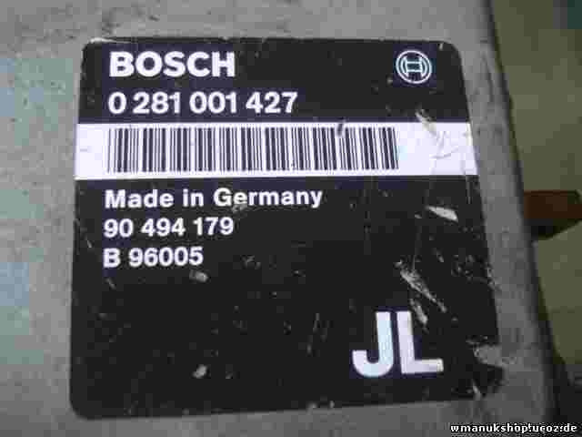 Motorsteuergerät Opel 2247367203 90494179JL 90494179 BOSCH 0281001427 B96005