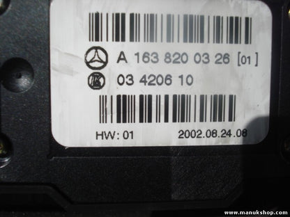 Fensterheber schalter Mercedes-Benz W163 ML HW 01 A1638200326 LK 03420610