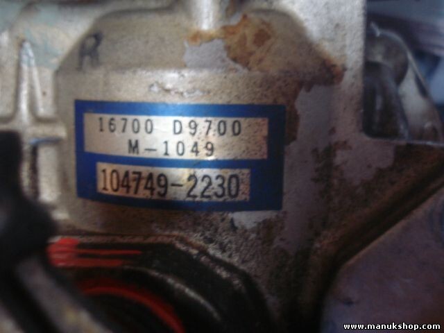 Dieselpumpe Einspritzpumpe Nissan Bluebird 16700D9700 ZEXEL 1046492230