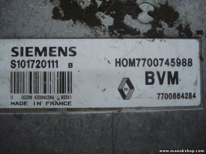 Motorsteuergerät Renault Safrane SIEMENS S101720111B HOM7700745988 7700864284