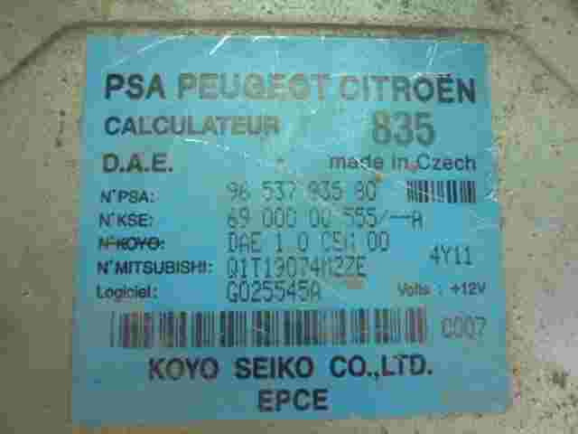 Steuerung servolenkung Citroen C3 C2 Peugeot 9653783580  6900000555 Q1T19074M2ZE