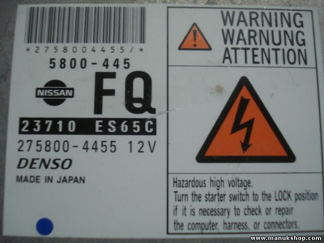 Motorsteuergerät Nissan X-Trail 5800445FQ DENSO 23710ES65C