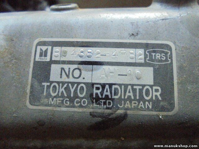 Ladeluftkühler Isuzu Trooper 2800 INTERCOOLER TURBO 8943824782 894382-4782