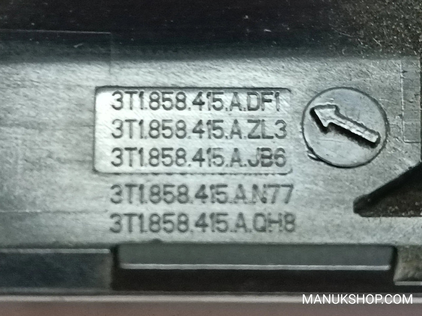 Zierleiste  Skoda Superb 3T1858415A 3T1.858.415.A. 3T1.858.415.A.ZL3 3T1.858.415