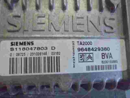Getriebesteuerung Peugeot 406 9648429380 8200159885 TA2000 BVA S118047803D