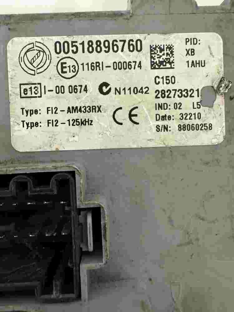 Zentralsteuergerät Fiat 500 Grande Punto Doblo 00518896760 28273321  AM433RX