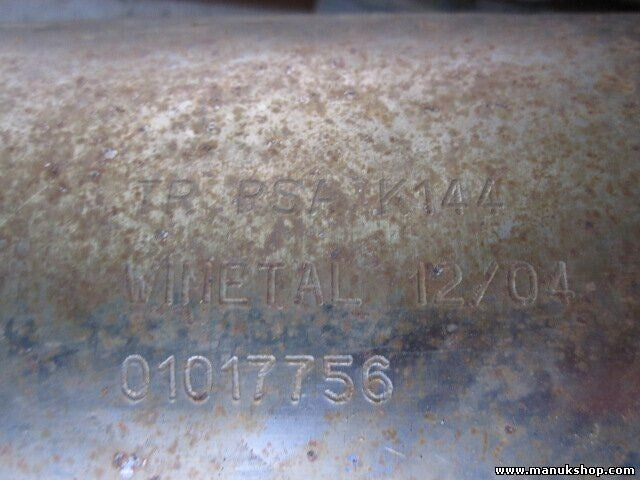 Auspuff Peugeot Citroën 2.7 HDI 01017756 Wimetal 7R PSA K144 7RPSAK144