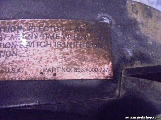 Lüftermotor Kühlerventilator Jeep Cherokee XJ  52005748 8933-000-727 8933000727