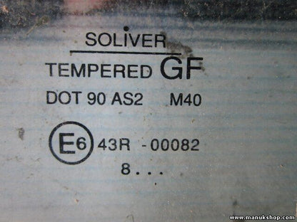 Türscheibe Seitenscheibe hinten rechts Opel Frontera B 43R00082 DOT90AS2M40