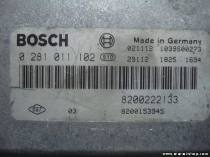 Motorsteuergerät Renault Megane Clio 8200222133 8200153945 1039S00273 0281011102