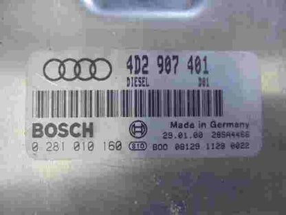 Motorsteuergerät  Audi A8 V6 D2 Diesel 4D2907401 BOSCH 0281010160 28SA4466