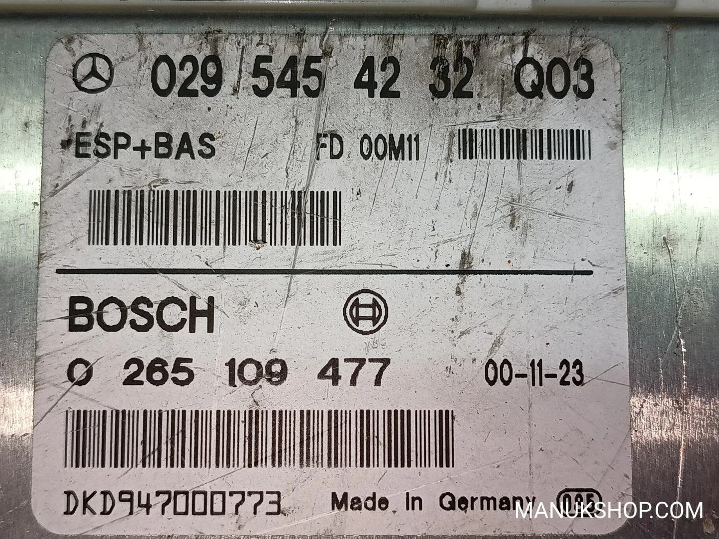 Steuergerät Mercedes-Benz FD00M11 029 545 42 32 Q03 0295454232 Q03 0265109477