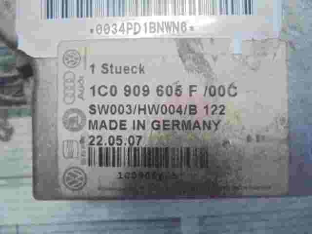 Airbagsensor Airbagsteuergerät VW Golf Bora 1C0909605F INDEX 03 1C0909605F00C