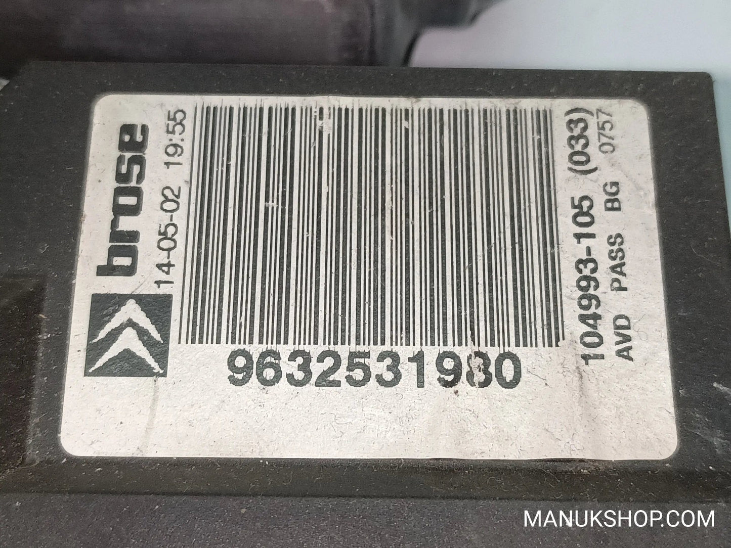 Fensterheber motor vorne recht Citroen C5 9632531980 104993105 101387102