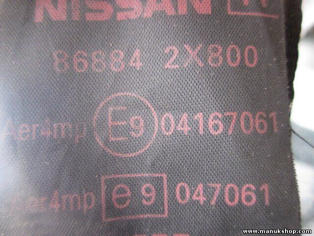Sicherheitsgurt Gurt Nissan Terrano Ford Maverick II R20 868842X800 86884 2X800
