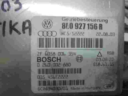 Getriebesteuerung Audi A4 A6 GS8.61.15 8E0927156R 0260002880 ZF6058006354