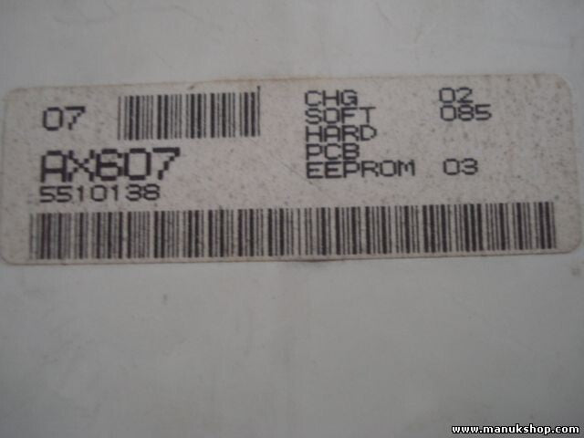 Bordcomputer Nissan Micra K12 CHG 02 SOFT 085 HARD PCB EEPROM 03 AX607 5510138