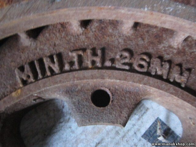 Bremsscheibe Nissan X-Trail T30 2.0 4x4 MIN.TH.26MM MINTH26MM MIN TH 26MM