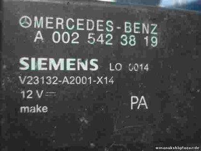 Batterie Trennrelais Mercedes-Benz A0025423819 SIEMENS L00014 V23132-A2001-X14