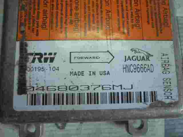 Airbagsensor Airbagsteuergerät Jaguar XJ8 XJR8 HNC9666AD 200195104 200195-104