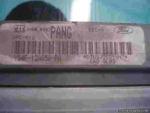 Motorsteuergerät  Ford Focus I PANG VISTEON DPC-612 YS4F12A650PA YS4F-12A650-PA