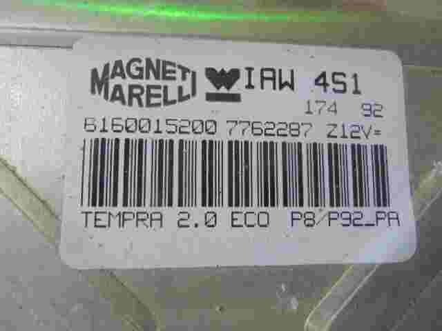 Motorsteuergerät Fiat Tempra 2.0 ECO 6160015200 MAGNETI MARELLI IAW4S1