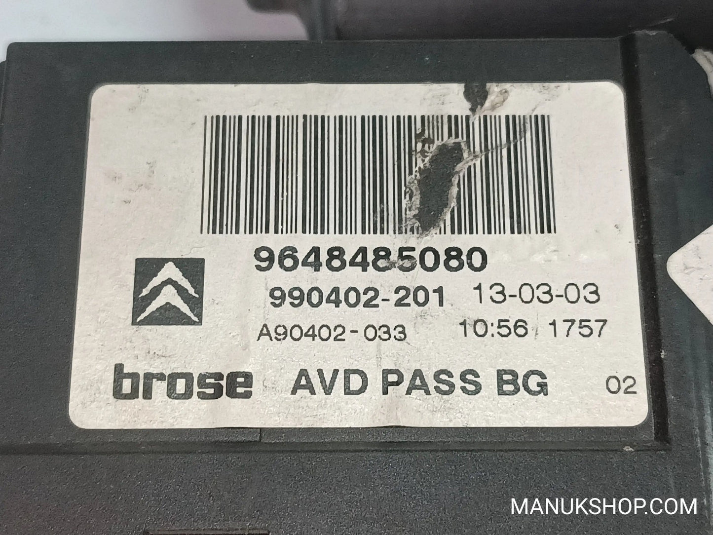 Fensterheber motor vorne recht Peugeot 307 9648485080  990184200  503620030501