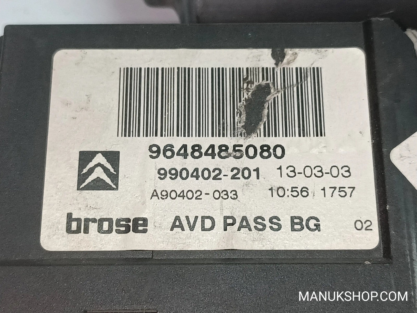 Fensterheber motor vorne recht Peugeot 307 9648485080  990184200  503620030501