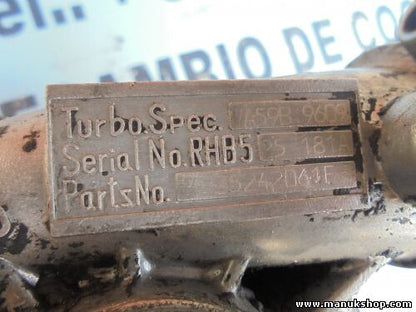 Turbolader Jeep Cherokee 2.5 TD Opel Frontera A 2.5 TDS RHB5  35242061F